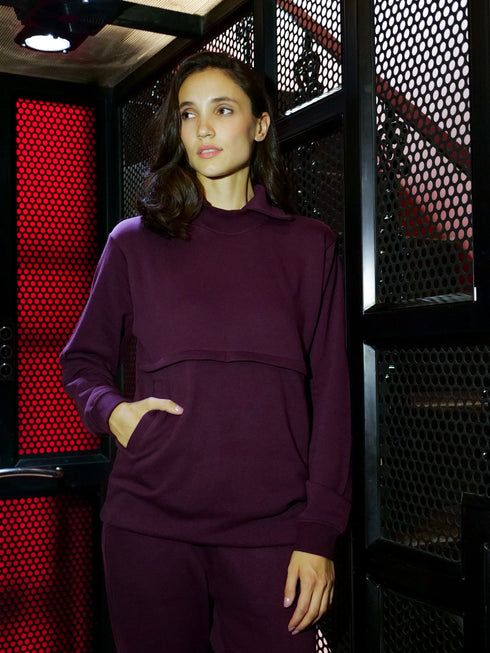 Collared Sweatshirt